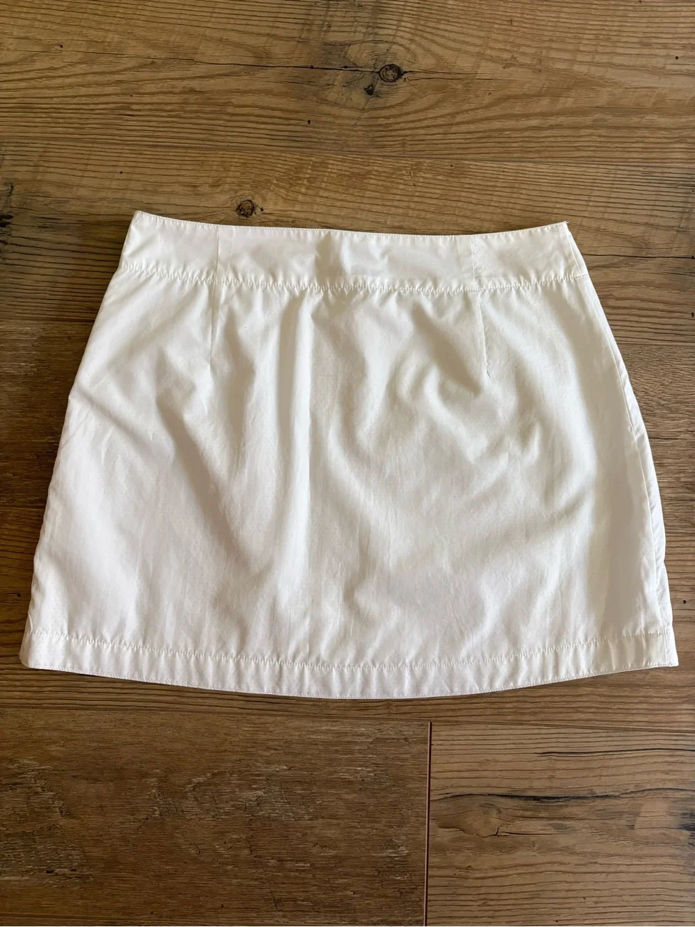 Vintage Nike White Side Zip Mini Tennis Skirt Small